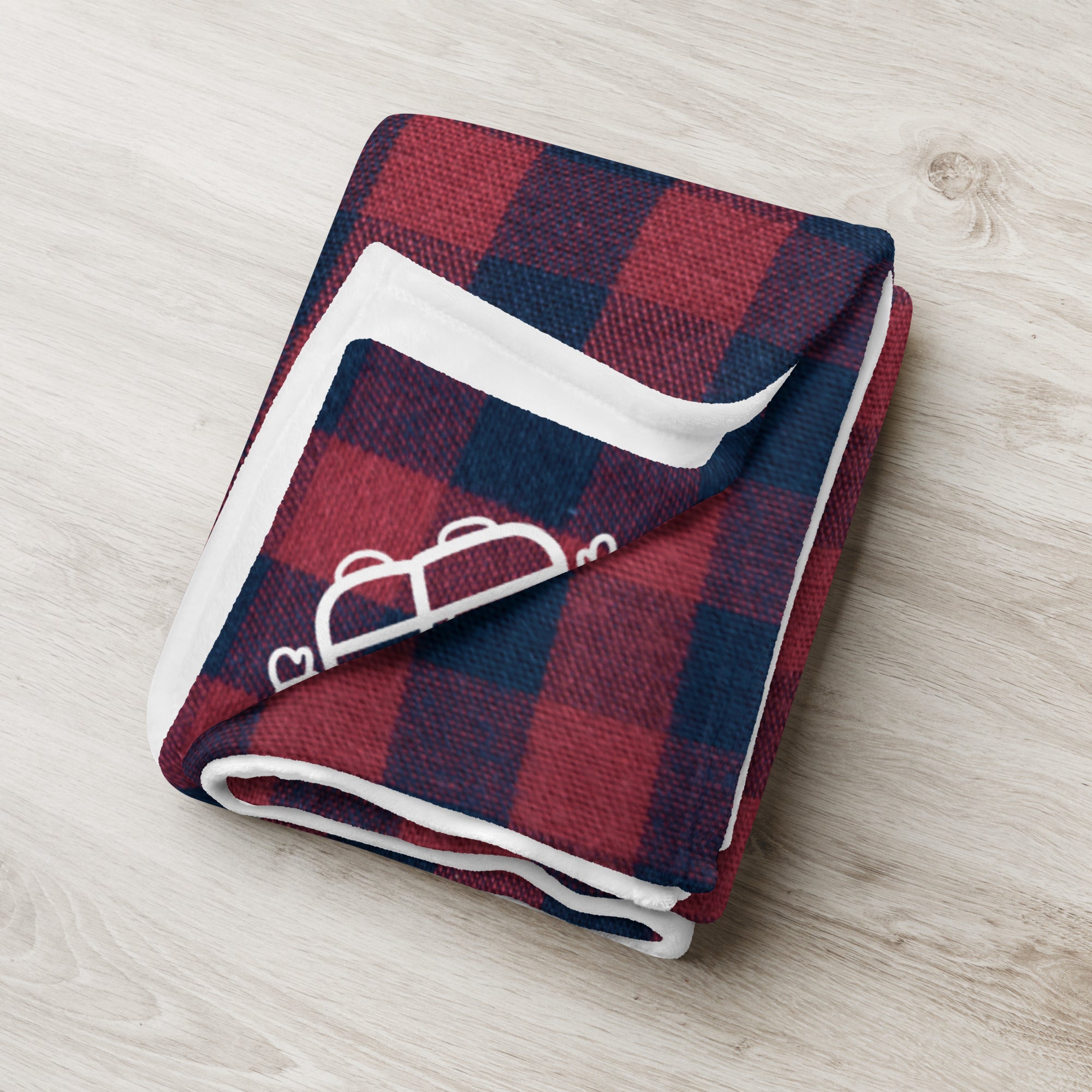 Holiday Gift-Sofa Blanket, Classic Red and Black Checks. Tartan Holiday Decor. Christmas Throw Blanket. WickedYo.